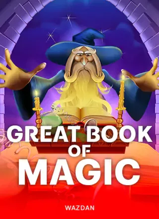 ตัวอย่างภาพเกมสล็อต Great Book Of Magic จากค่าย Wazdan