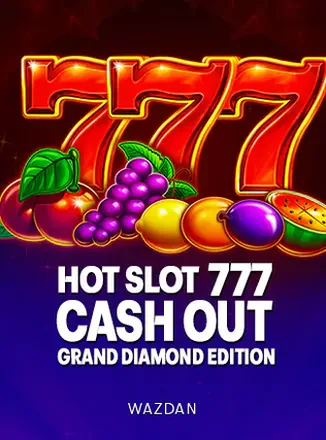 ภาพจากหน้าเกมเกมสล็อต Hot Slot 777 Cash Out Grand Diamond Edition จากค่าย Wazdan บน pg slot เว็บตรง