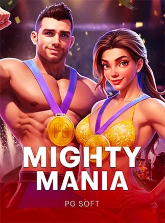 ภาพจากหน้าเกมเกมสล็อต Mighty Mania จากค่าย PG Soft